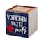 Glitzhome® 24.5" Reversible Easter & July 4th Wood Porch Décor
